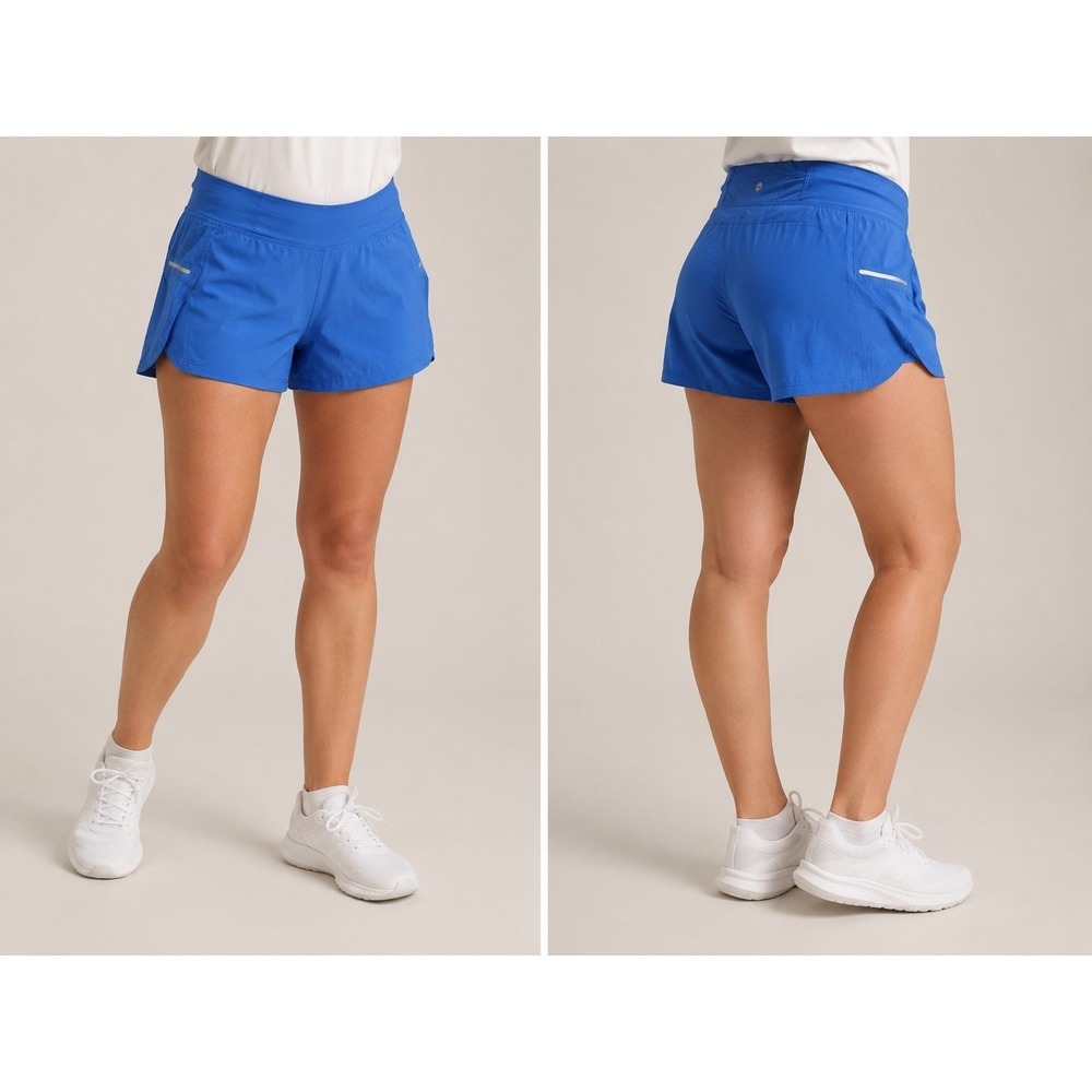 Avia Women's Blue Athletic Running Shorts Size M 8-10 Lined Performance...